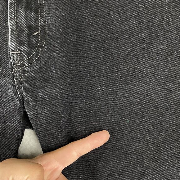 Levis Jeans Mens 38x32 (fit 36x29.5) Black 550 Relaxed Fit Loose Y2K Denim - Picture 3 of 16